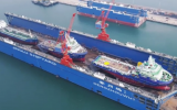 “海洋石油230”和“海洋石油257”環(huán)保船完成塢修，重新返航渤海海域進(jìn)行作業(yè)