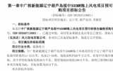 中廣核新能源遼寧葫蘆島綏中500MW海上風(fēng)電項目招標(biāo)