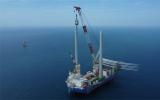 臺灣省海龍2A海上風(fēng)電場首臺西門子歌美颯14-222 DD風(fēng)機(jī)完成安裝