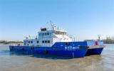 中國海油首艘高速海上風電運維船“海洋石油511”交付 助力海上風電運維邁上新臺階
